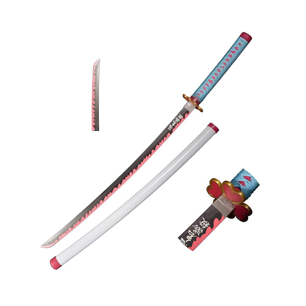 Wooden Katana | Demon Slayer | Mitsuri | Free Stand