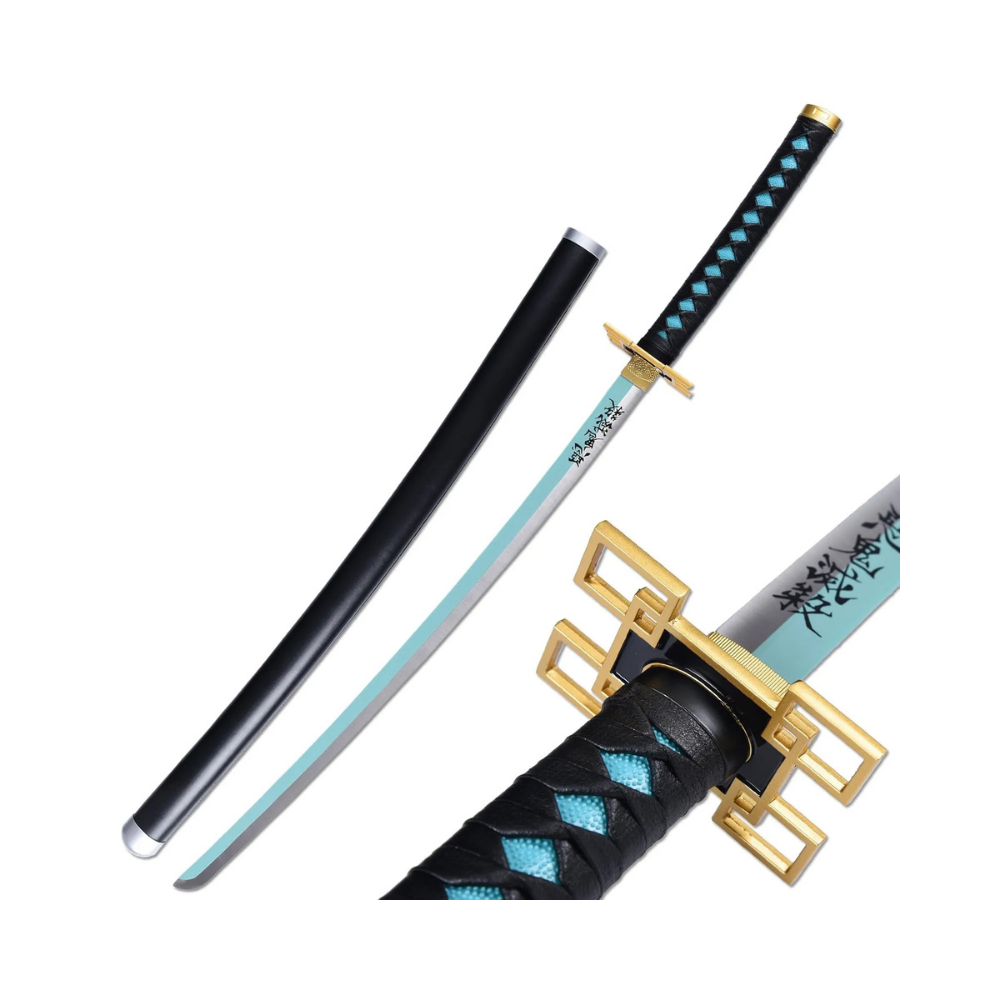 Wooden Katana | Demon Slayer | Muichiro Tokito | Free Stand