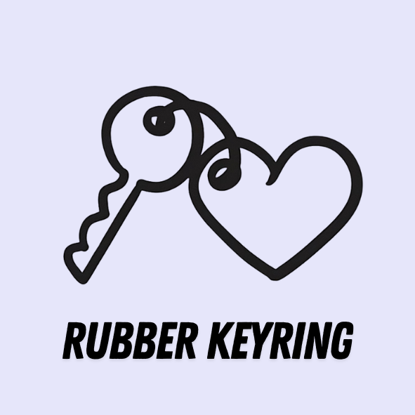 Rubber Keyring
