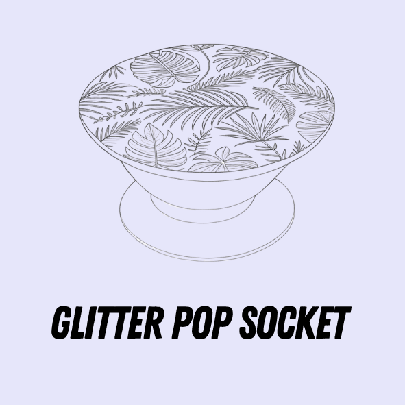 Glitter Pop Socket