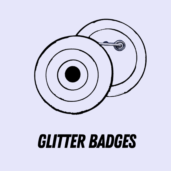 Glitter Badges